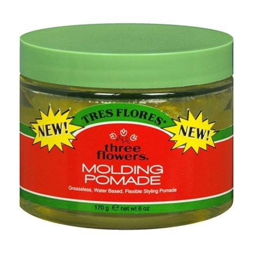 Three Flowers Three Flowers Molding Pomade, 6-Ounce (Pack of 3)