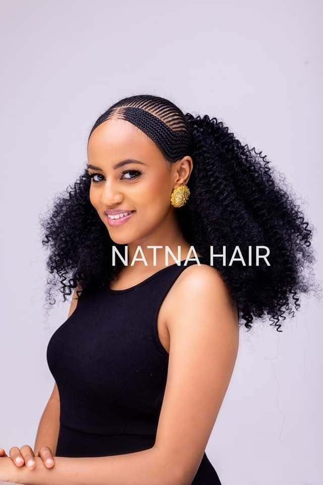 NATNA HAIR Natna Hair Synthetic 4 Bundle Hair Extension for Traditional Eritrean Ethiopian Hair Braiding (Gamme Standard)