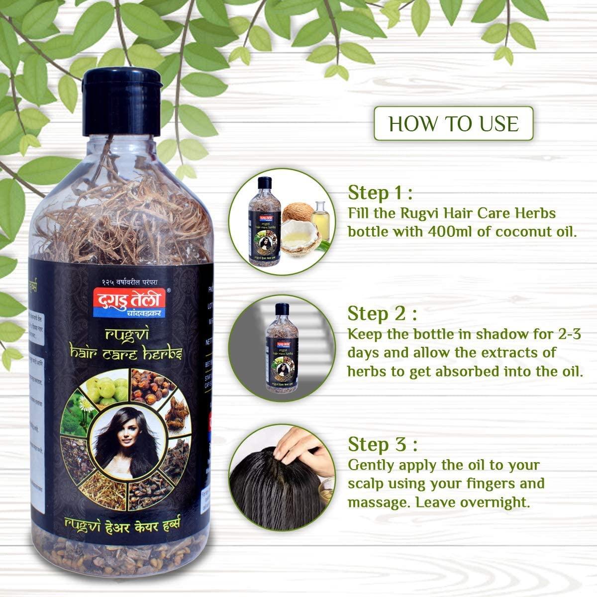 india Rugvi Haircare Herb Ayurvedic Oil (100g)