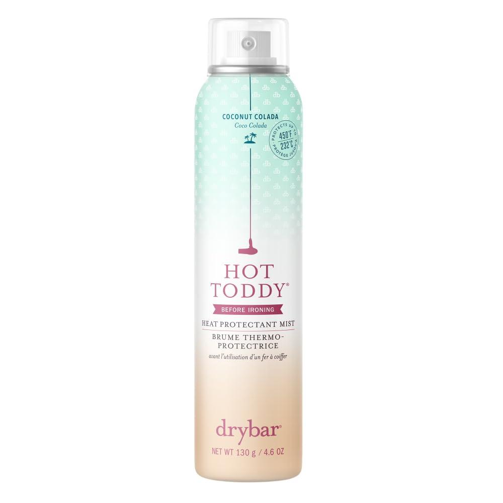 Drybar Drybar Hot Toddy Heat Protectant Mist Coconut Colada Scent - Full Size| Lightweight Heat Protectant for Hair protects from Heat & Styling with Curling, Straightening and Styling Irons