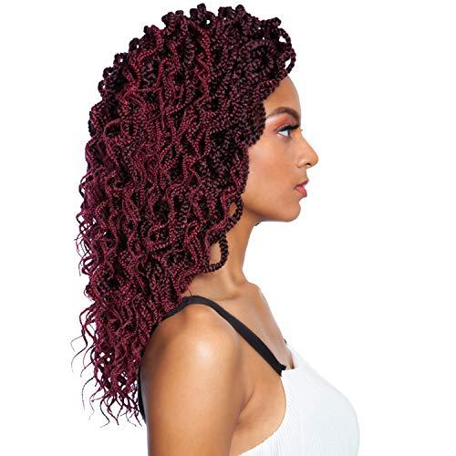 Mane Concept MULTI PACK DEALS! Mane Concept Synthetic Hair Crochet Braids 2X Wanda Box Braid 12" (1-PACK, T1BBUG)