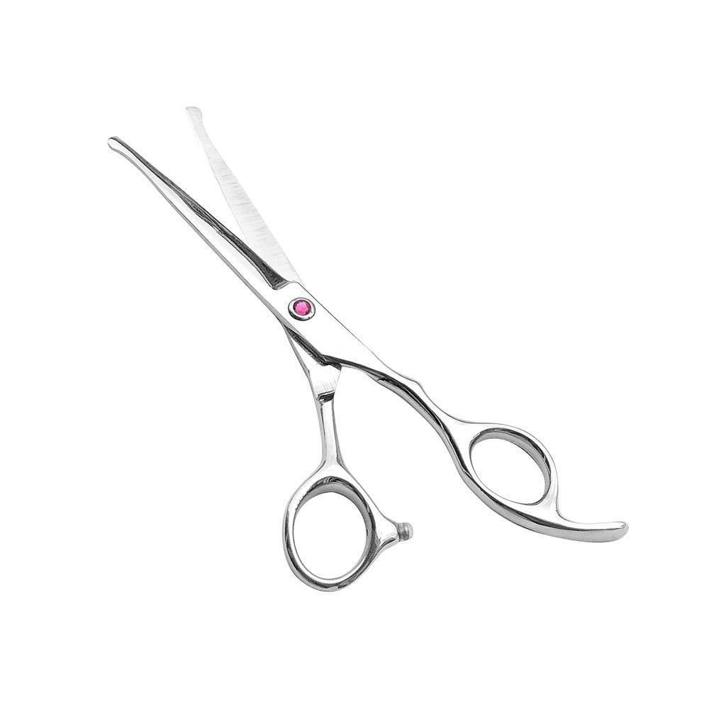 Lplpgg Hair Cutting Scissors Set Professional Kids/Women/Men 6.5 inch Saftey Round Head Hair cut Scissors Kit with Cutting Scissors Thinning Scissors Hairdressing Shears Set for Barber Salon ?red?