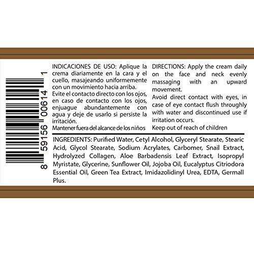 EASY LOOK Baba de Caracol Snail Cream With Collagen Regenerating & Firming Cream Crema Regenerante & Reafirmante