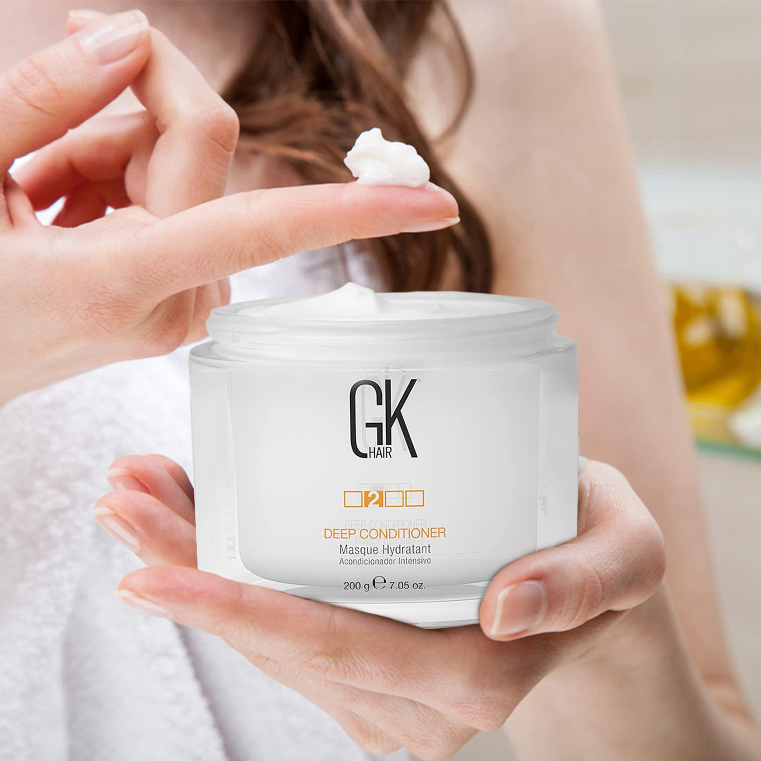 GK HAIR GK Hair Signature Collection: Pre-Treatment, Smoothing Keratin, Deep Conditioning, and Daily Moisture for Ultimate Hair Transformation