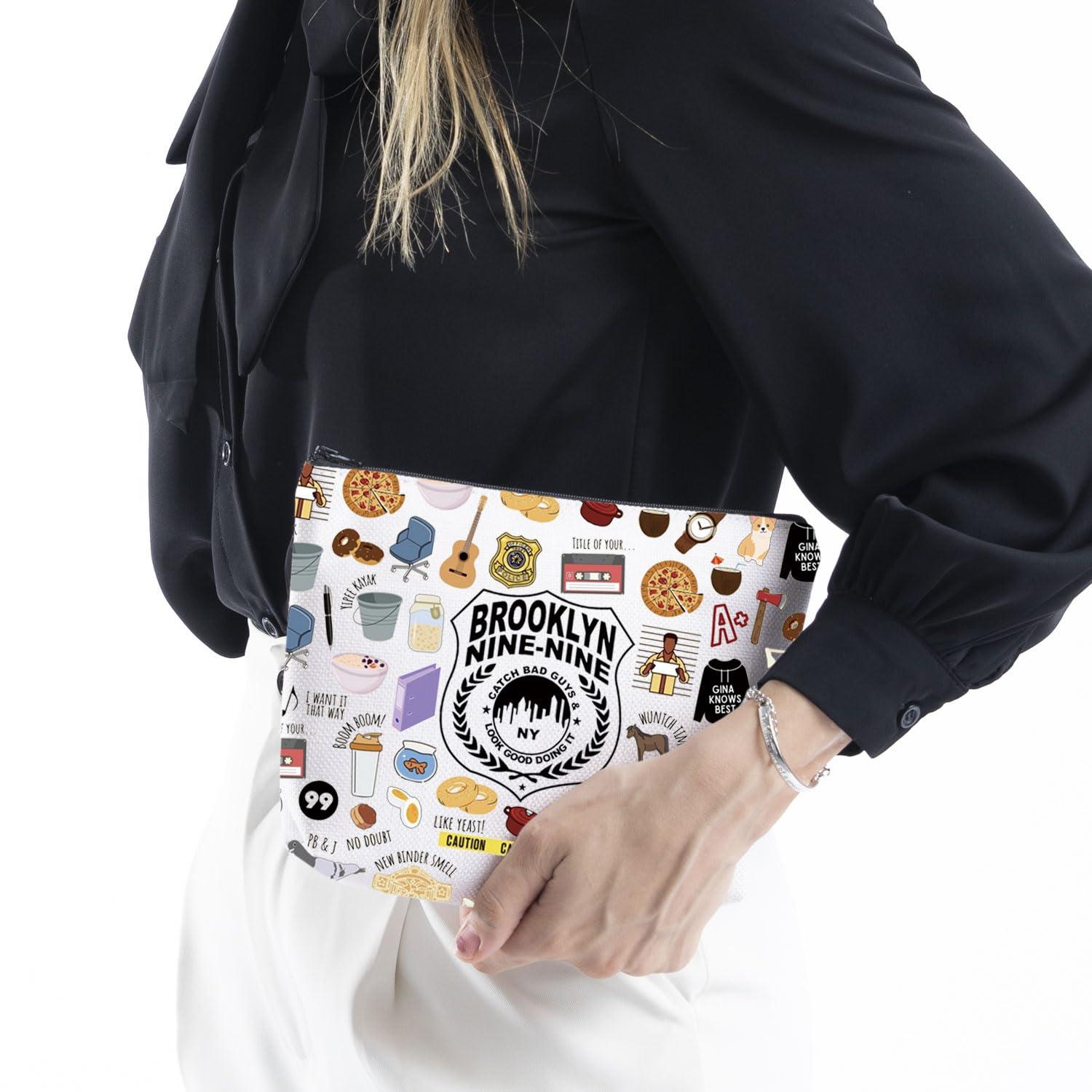 WCGXKO WCGXKO Brooklyn Comedy Tv Show Inspired Gift Tv Show Merchandise Makeup Bag Gift For Fans (brook99)