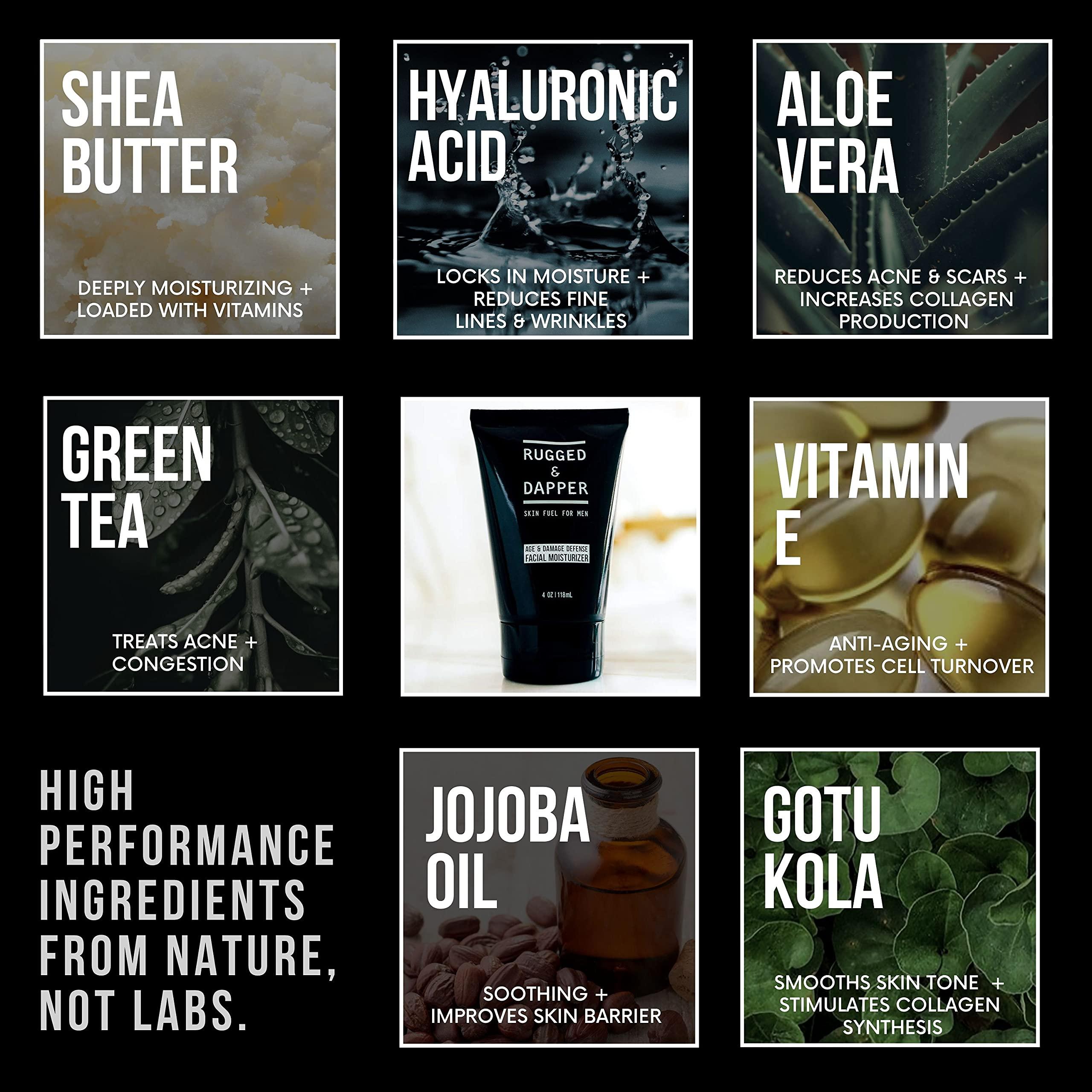 RUGGED & DAPPER RUGGED & DAPPER Hydration Daily Face Moisturizer and Night Cream Bundle