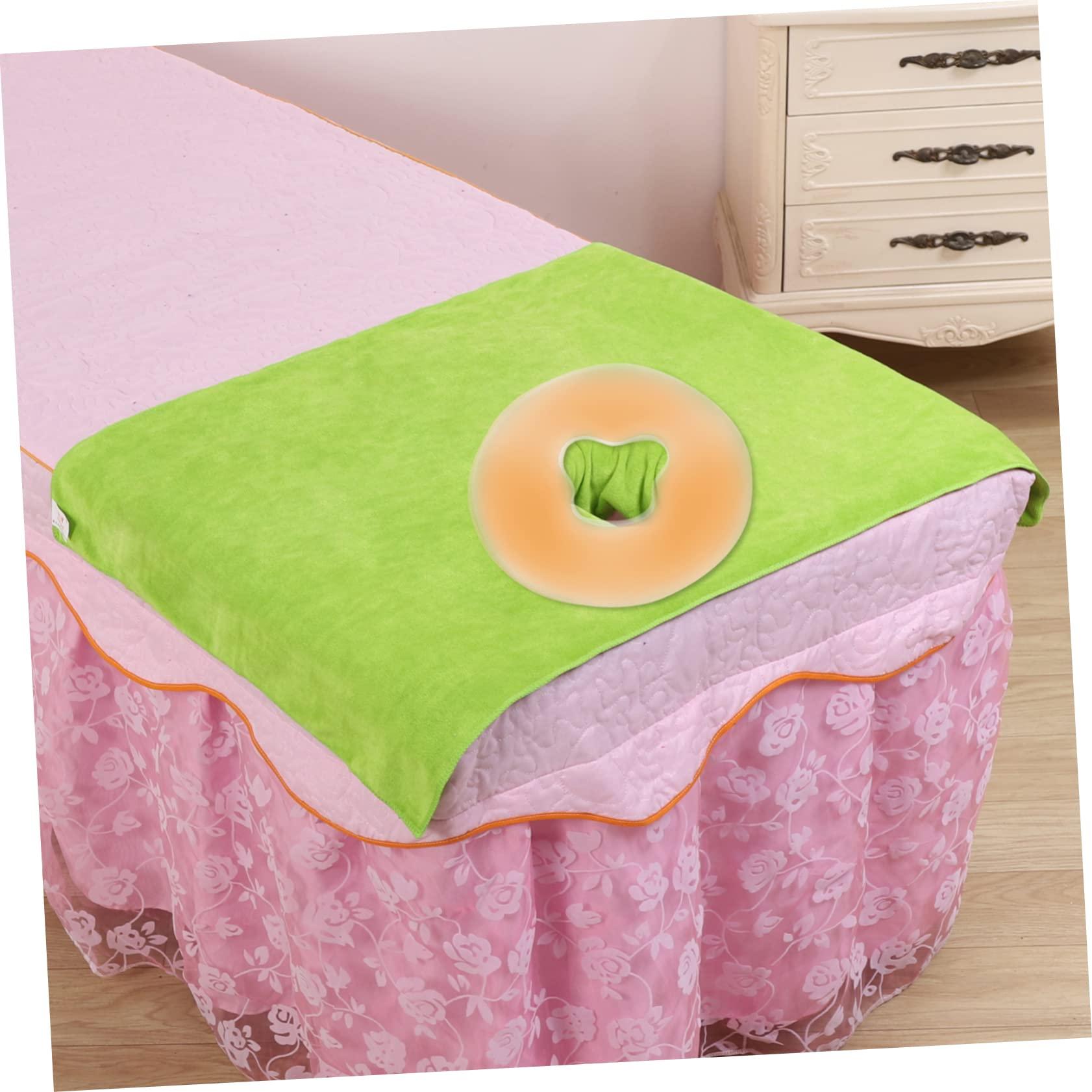 Hemoton Hemoton 1pc Beauty Silicone Body Pillow Massage Cushion Massage Table Face Hole Sponge Pillow Cushion Face Massage Pillow Towel Warmers Spa Face Pillow for Bed Spa Face Pillow