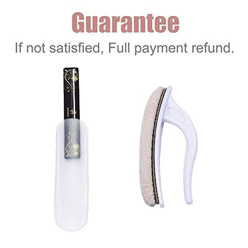 beUakso Premium Upgrade Nano Glass Nail File and Chamois Nail Buffers for Acrylic Nails / All in One Step / beUakso Natural Nail Buffer and Shine Kit