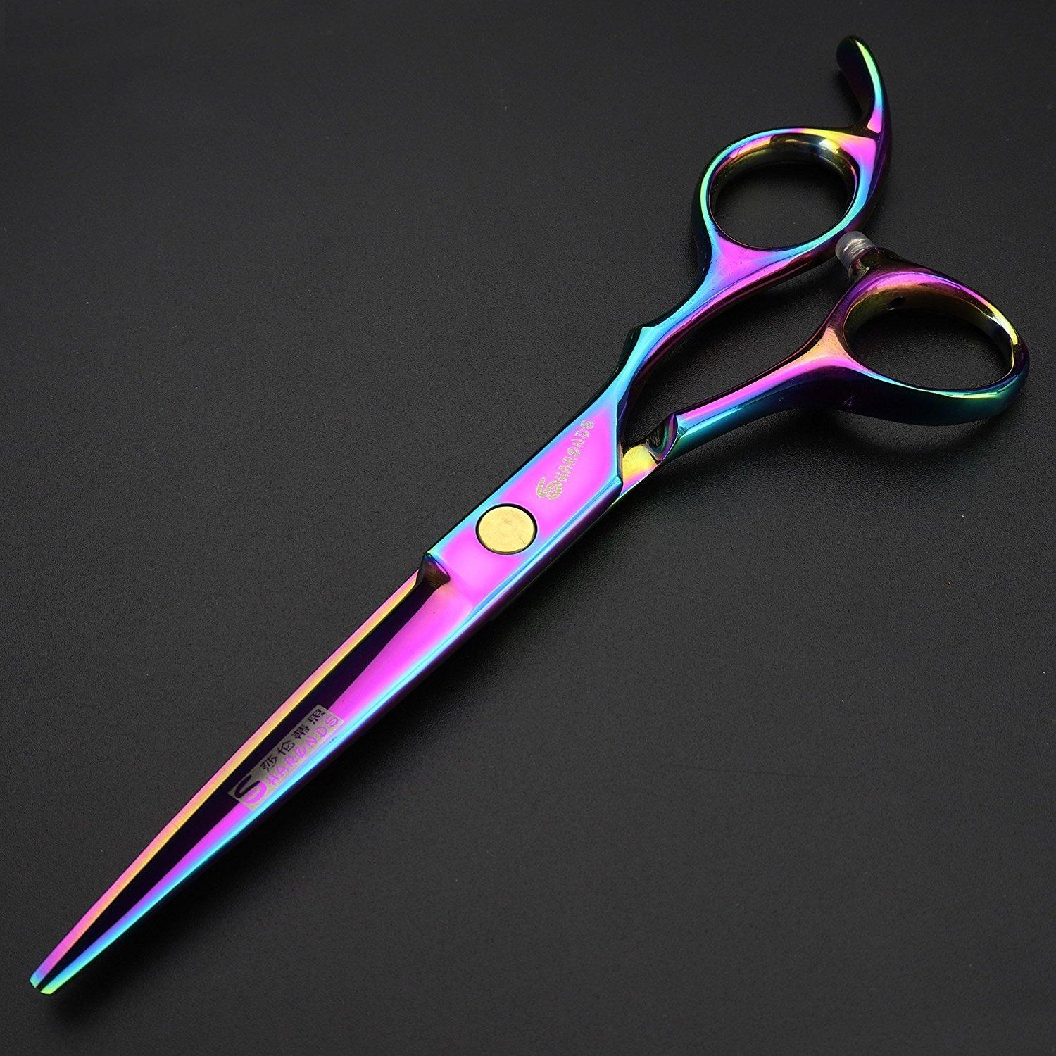 GTEYRUQREWIIEOH Scissors Set Barber Scissors Haircut Scissors 2 Sharp Scissors Scissors Precision Haircut Japan 440c Steel 1 Comb