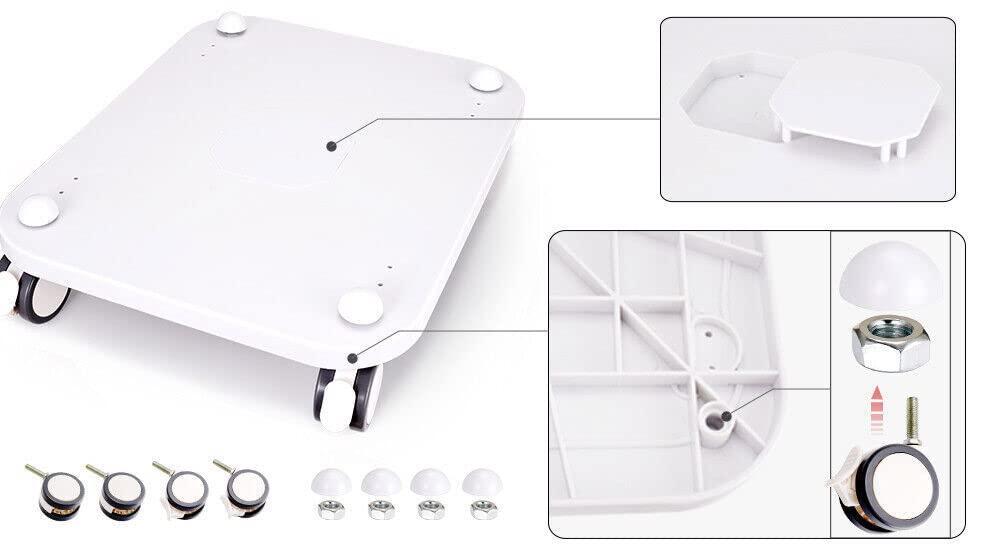 EurHomePlus Beauty Trolley Cart with Wheels, Salon Spa Rolling Trolley, Beauty Machine Trolley for Spa Beauty Salon, Load 150kg for Hair Salon, Spa Salon Storage Equipment Organizer Stand