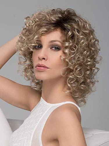 Ellen Wille Jamila Plus Wig Color Bernstein Rooted - Ellen Wille Wigs 7\" Mid Length Curly Volume Templae Lace Front Synthetic Natural Hairline Average Cap Bundle MaxWigs Hairloss Booklet