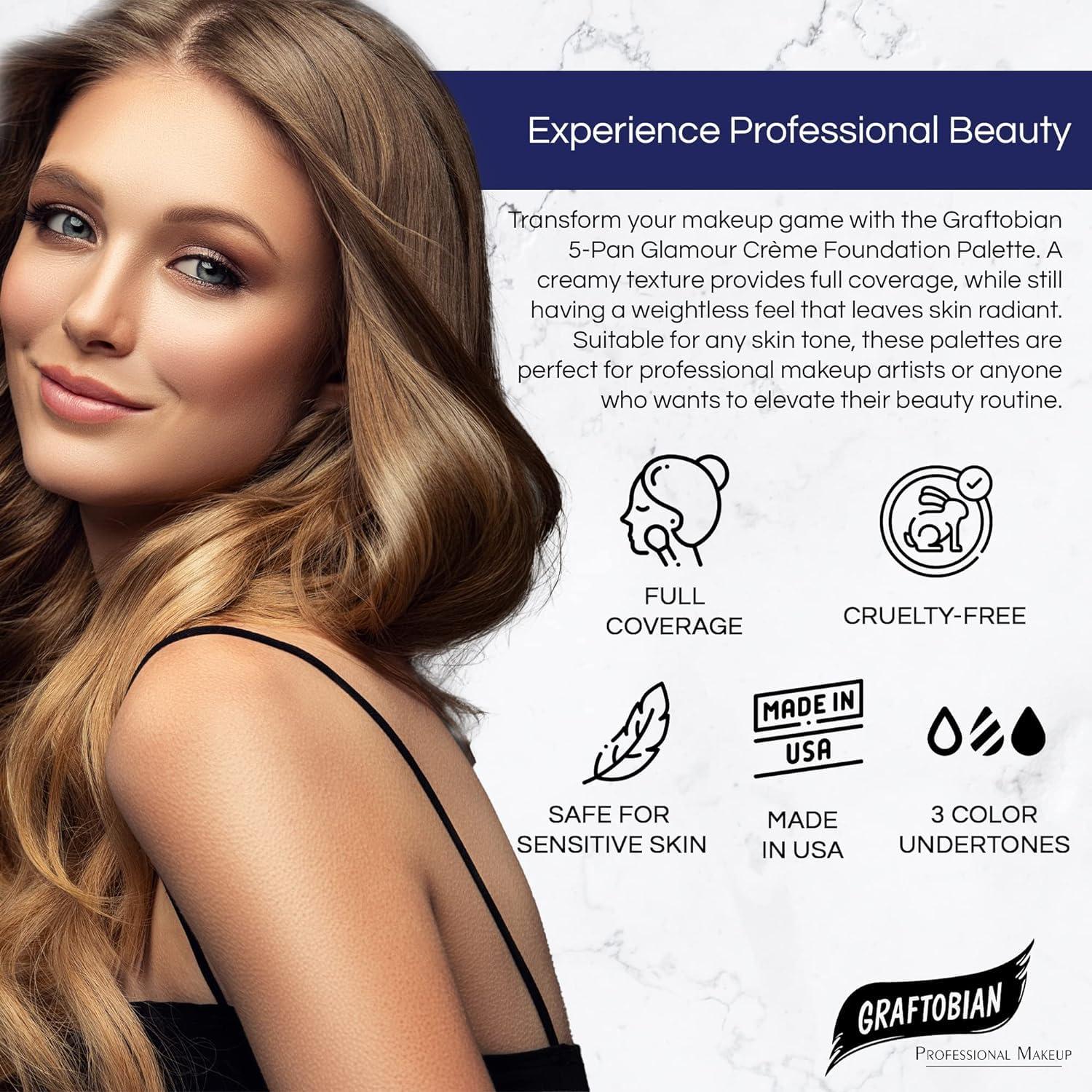 Graftobian Graftobian HD Glamour Creme Foundation Palette, Cool #1