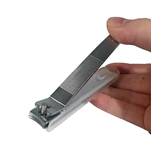 KAKUSEE Kakusee Nail Clippers (with Cover) Made by Seki Craftsmen Japanese Style Ultra Sharp Sturdy Fingernail and Toenail Clipper Cutters SS-11