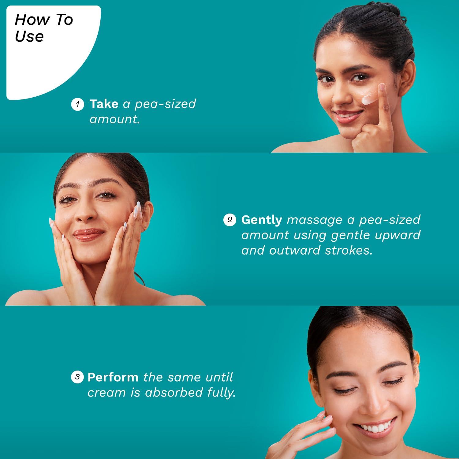 Pilgrim Pilgrim Korean Retinol Anti Aging Night Cream with Hyaluronic Acid & Vitamin C | wrinkle-free & radiant skin| Anti aging cream for oily & dry skin| For Men & Women|Korean Skin Care| 1.76 Oz (50gm)