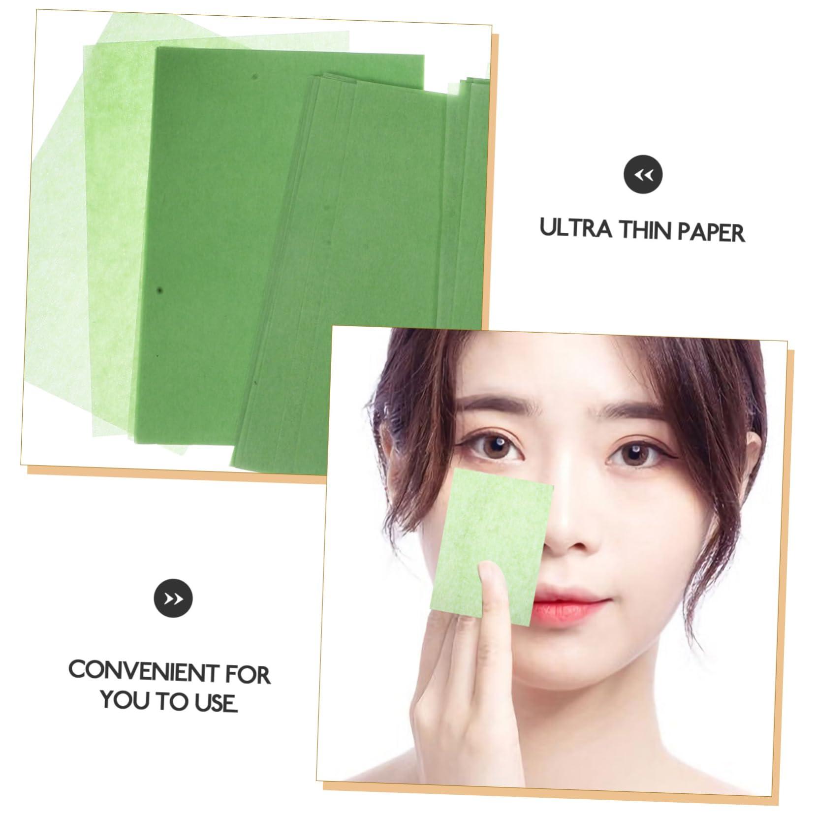 VINTORKY VINTORKY 10 Pack Facial Oil Absorbing Sheets 1000 Sheets per Box Thin Portable Double-Sided Paper for Oily Skin Care Random Colors