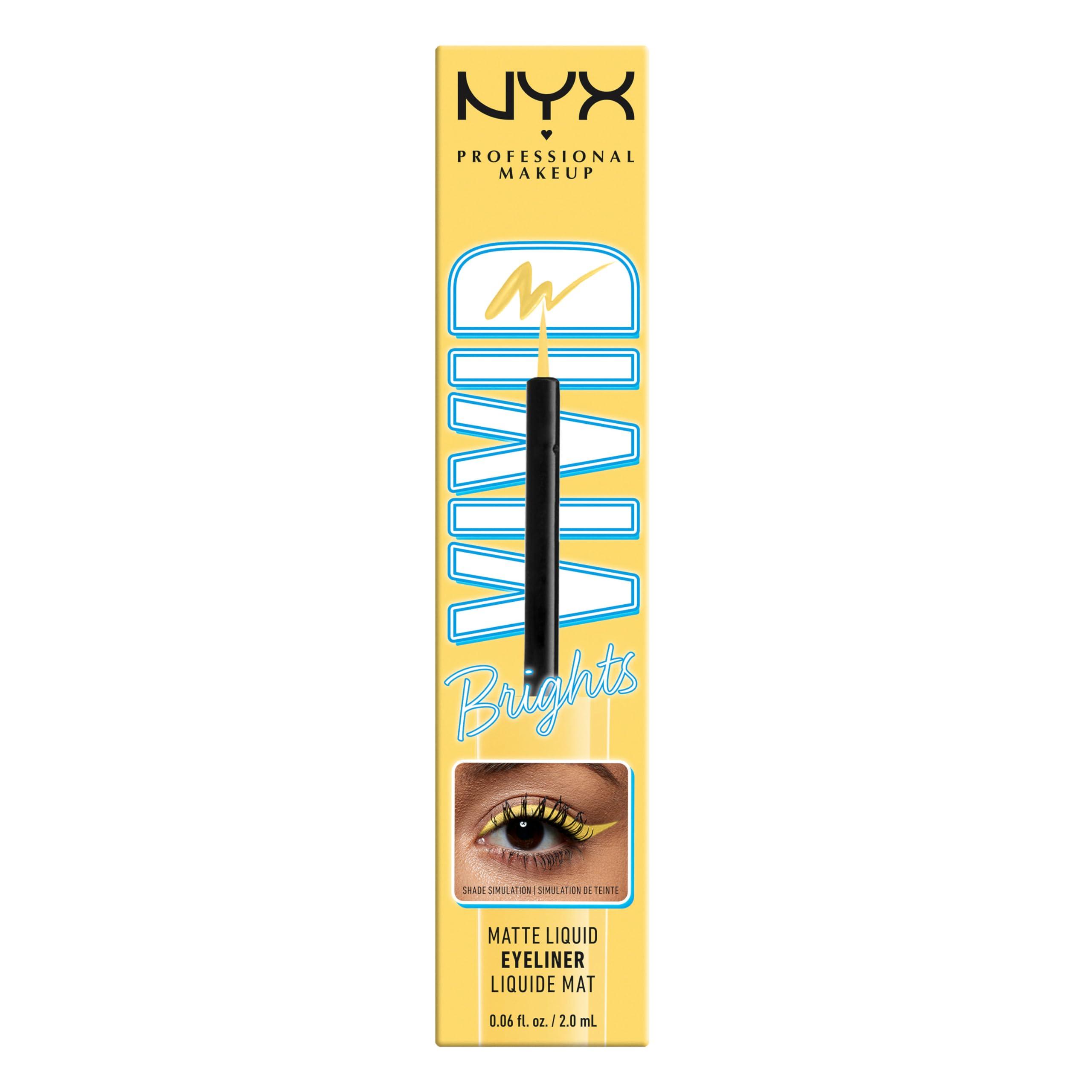 NYX PROFESSIONAL MAKEUP NYX PROFESSIONAL MAKEUP Vivid Brights Liquid Liner, Smear-Resistant Eyeliner with Precise Tip - Had Me At Yellow