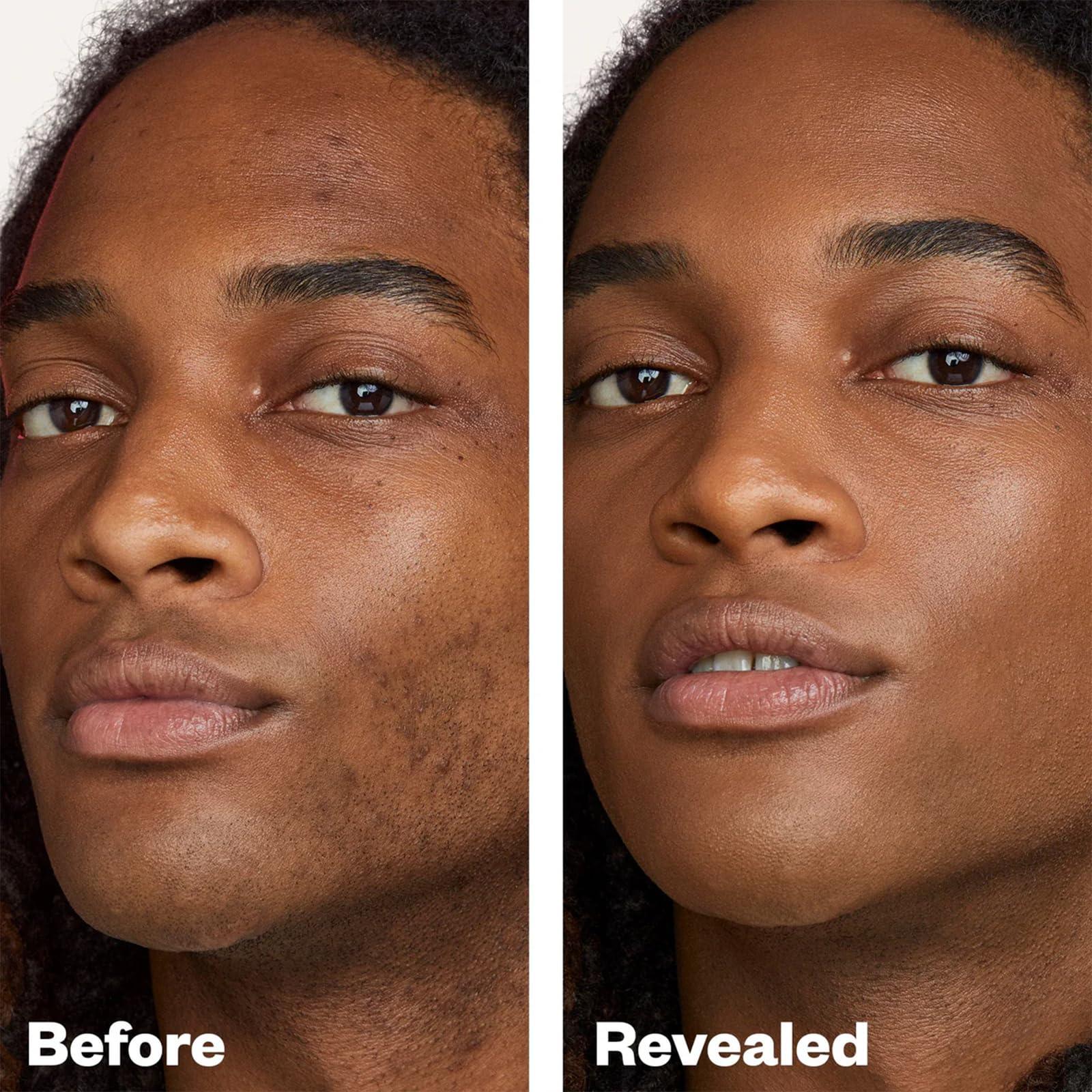 Kosas Kosas Revealer Skin-Improving Foundation with SPF 25 Protection - Hydrate, Brighten, Soothe, Plump, Protect Skin - Smoothing Texture, Natural Finish and Clean Formula - Medium Deep Neutral Olive 360