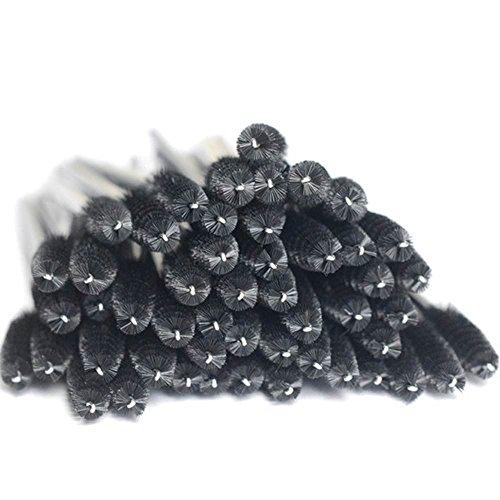 La Tartelette La Tartelette 300 Pieces Disposable Eyelash Brushes Mascara Wands Cosmetic Applicators Eye Lash Makeup Tool Kit, 5 Colors