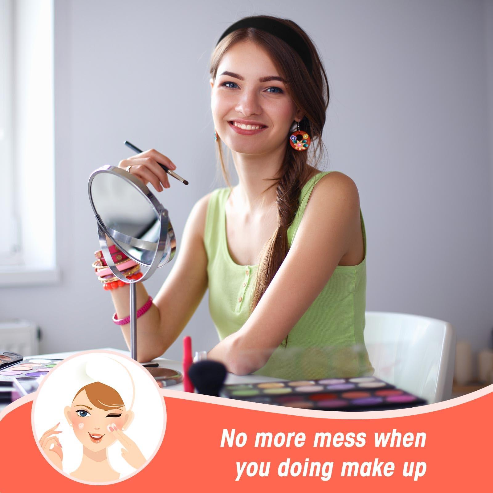 Hotop Hotop 20 Pcs Sport Headbands for Girls Women Non Slip Stretchy Soft Fabric Elastic Headband Bulk for Yoga DIY Team Gifts(Black)