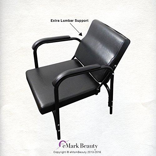 eMark Beauty Salon CERAMIC Wall Mounted Tilting Bowl Reclining Shampoo Chair TLC-B07WT-216