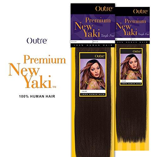 Outre 2-PACK DEALS! Human Hair Weave OUTRE Premium Collection New Yaki (10", 4)