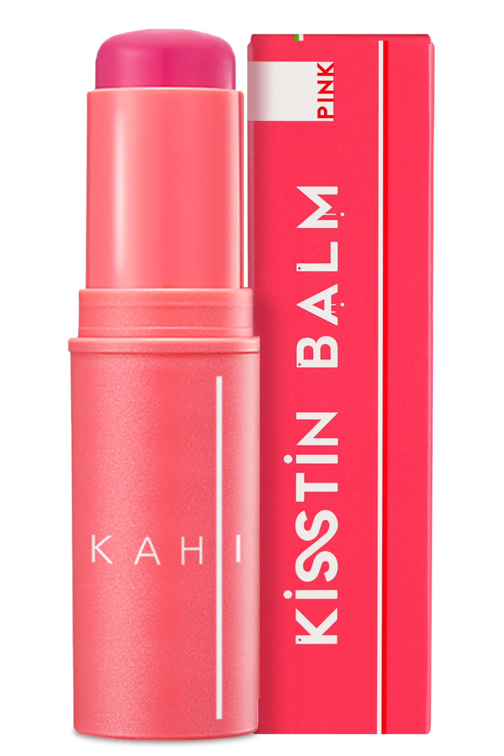 KAHI KAHI BALM SERIES | Kisstin Balm Stick - Skin-Refining Face Balm Moisturizer & Makeup Stick | Nourishing Beauty Balm Moisturizer Stick | Multi-use Face Balm Stick | Makeup-enhancing Glow Balm (0.32 oz)