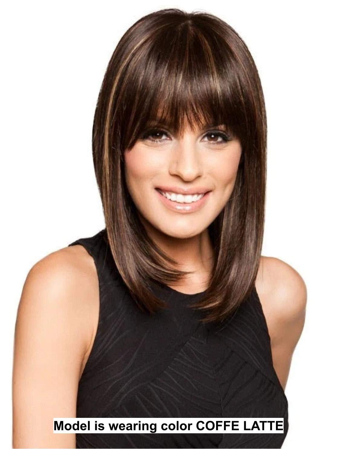 Amore & Christy's Wigs Bundle - 5 Items: Tatum Wig by Amore, Christy\'s Wigs Q & A Booklet, 2oz Travel Size Wig Shampoo, Wig Cap & Wide Tooth Comb - Color: GINGER BROWN