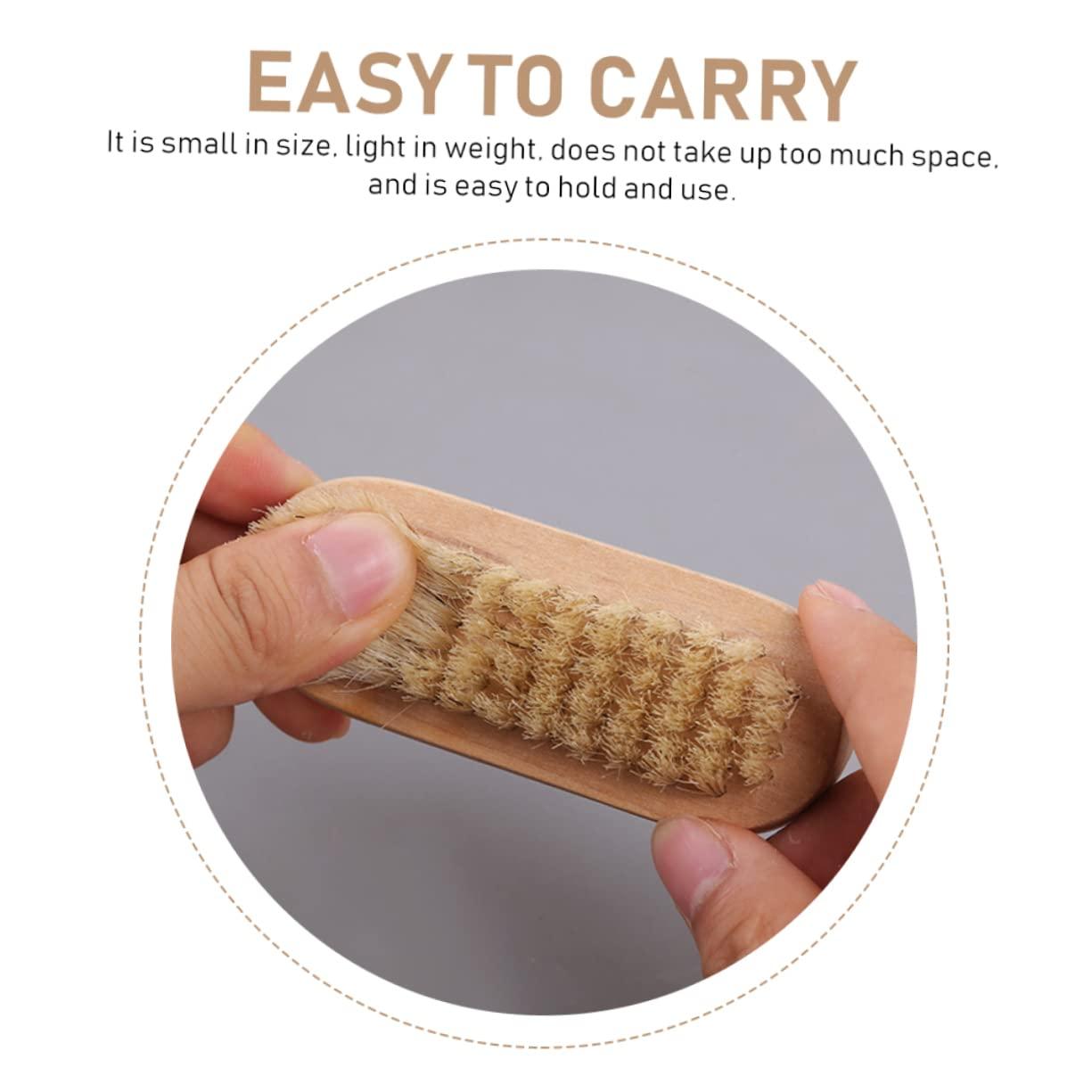 FRCOLOR FRCOLOR 3pcs Professional Nail Cleaning Brush Dual-sided Nail Scrub Tool for Pedicure Manicure Lightweight Design for Home Salon Use Materials