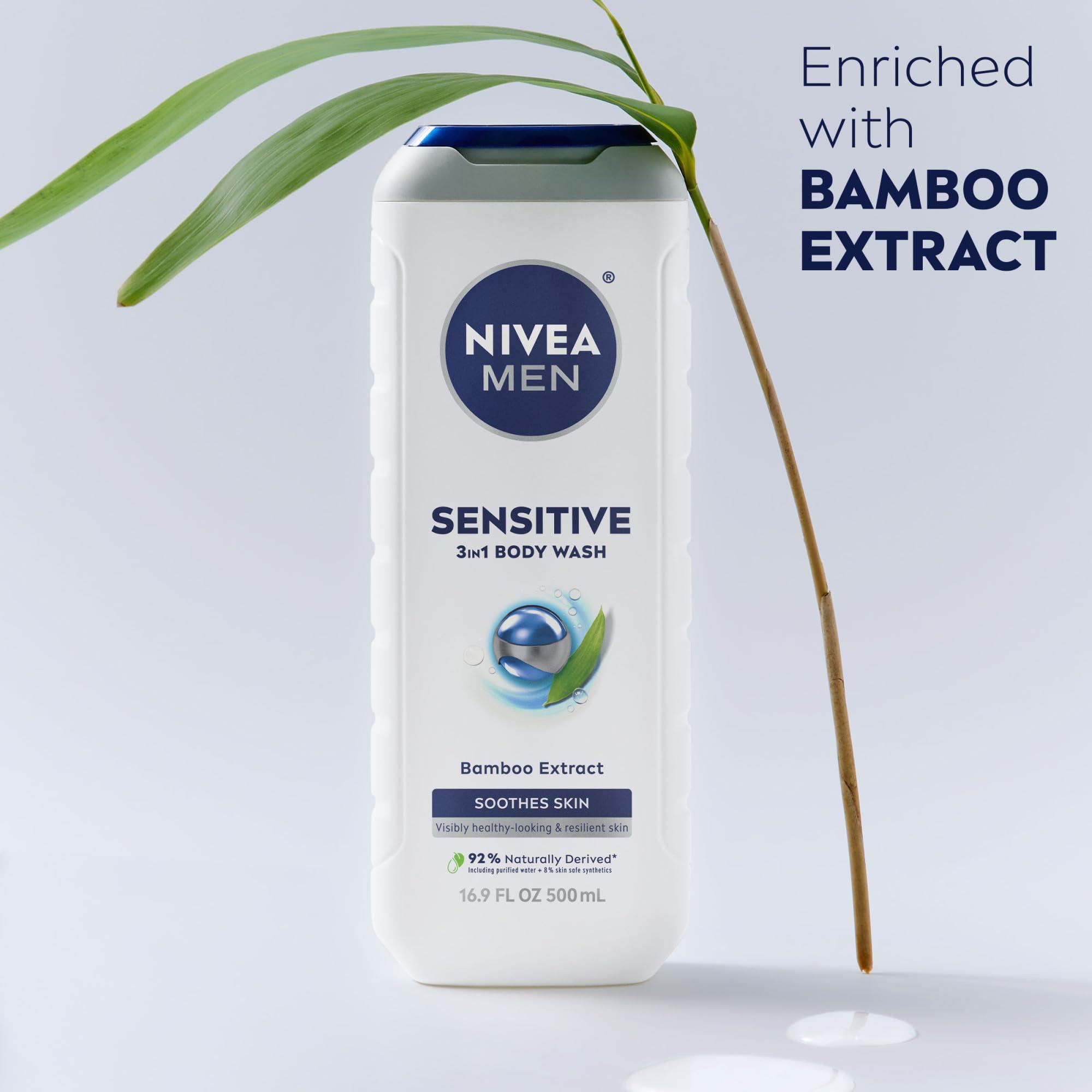 Nivea Men NIVEA MEN Complete Collection Skin Care Set for Sensitive Skin, 5 Piece Set