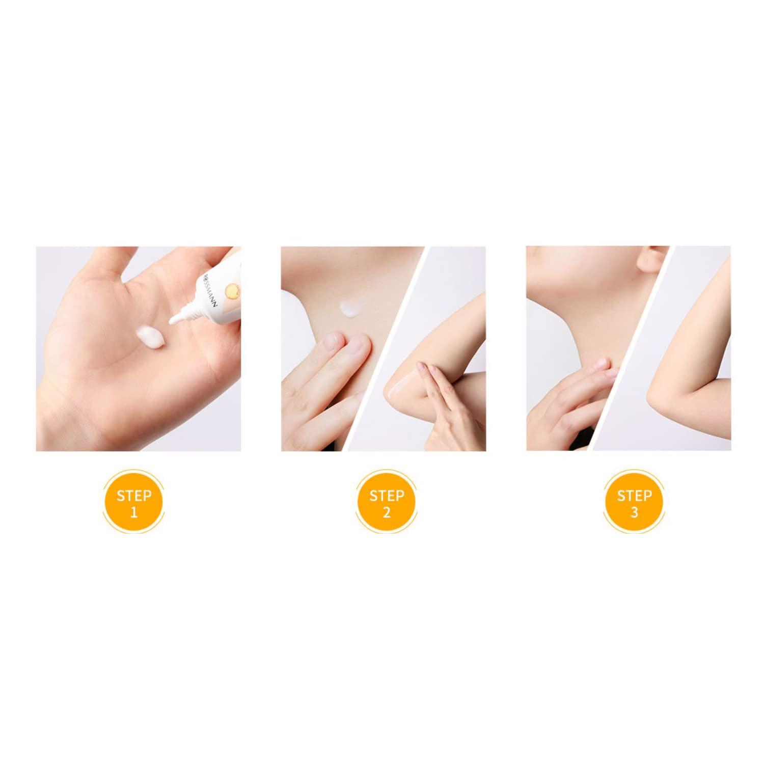 CHONGTAI 1 PC Isana Pigment Flecken 2 in 1, Vitamin C Freckle and Darkness Removal Serum, Removing Darkness and Pimple Spots Around Mouth, Get A Clear Transparent and Even Complexion, 50ml.