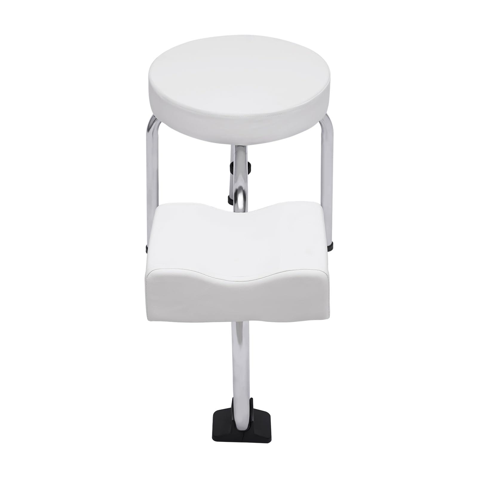 OUKANING Pedicure Foot Rest,Pedicure Foot Rest Stool Chair, Adjustable Leg Rest Pedicure Stool, Pedicure Stand Tool, Beauty Pedicure Kit,Anti-slip Pad Pedicure Foot Rest Stand for Nail Spa Beauty Salon Home