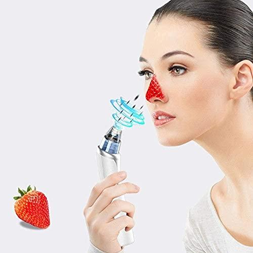 SMSOM SMSOM Blackhead Remover, Portable Blackhead Remover Vacuum-Pore Cleaner Vacuum Electric Suction Facial Comedo Acne Extractor Tool for Women & Men (White)