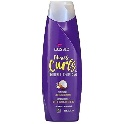 Aussie Aussie Miracle Curls Shampoo and Conditioner Set with coconut & australian jojoba oil-12.1 fl oz each