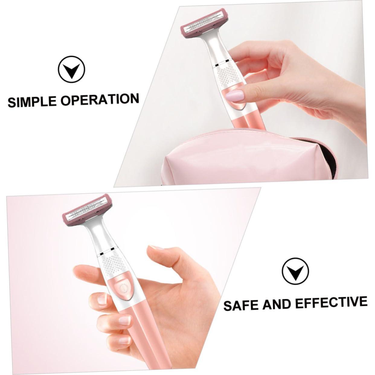 Mikinona Mikinona Ladies Shaver Hair Trimmer for Women Remover Painless Compact Safe for Body Hair Removal