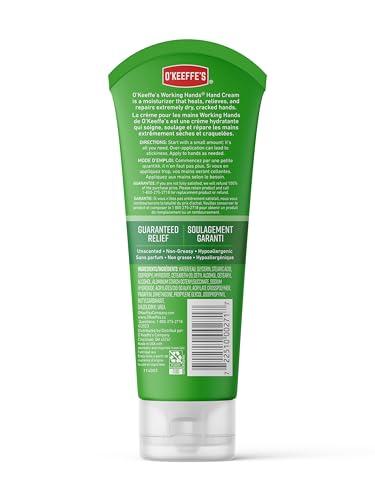 O'Keeffe's O'Keeffe's Working Hands Hand Cream for Extreme Dryness - 7 oz Tube (2 Pack) - Repairing Skincare for Cracked, Dry Hands
