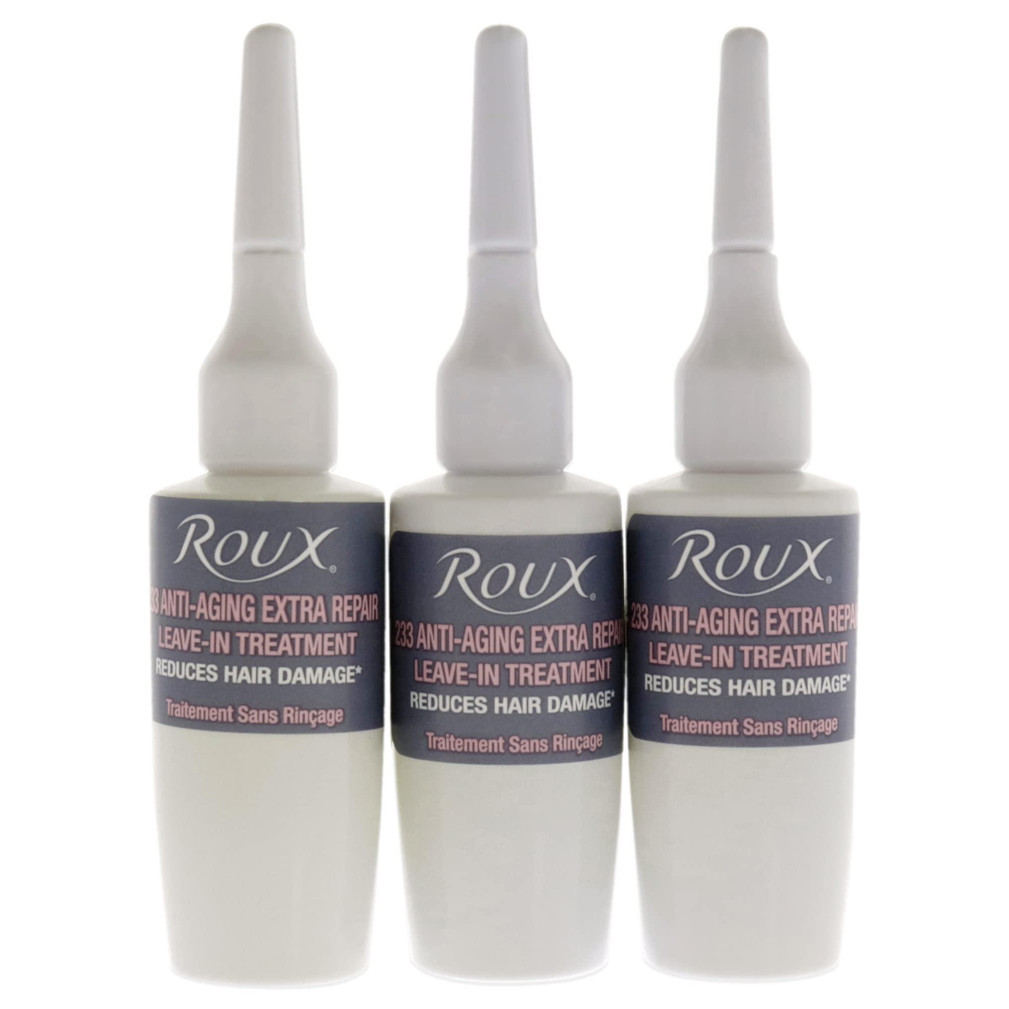 Roux Roux 233 Anti-Aging Extra Repair, Leave In Treatment with Strengthening Keratin, 3 Applications per Box