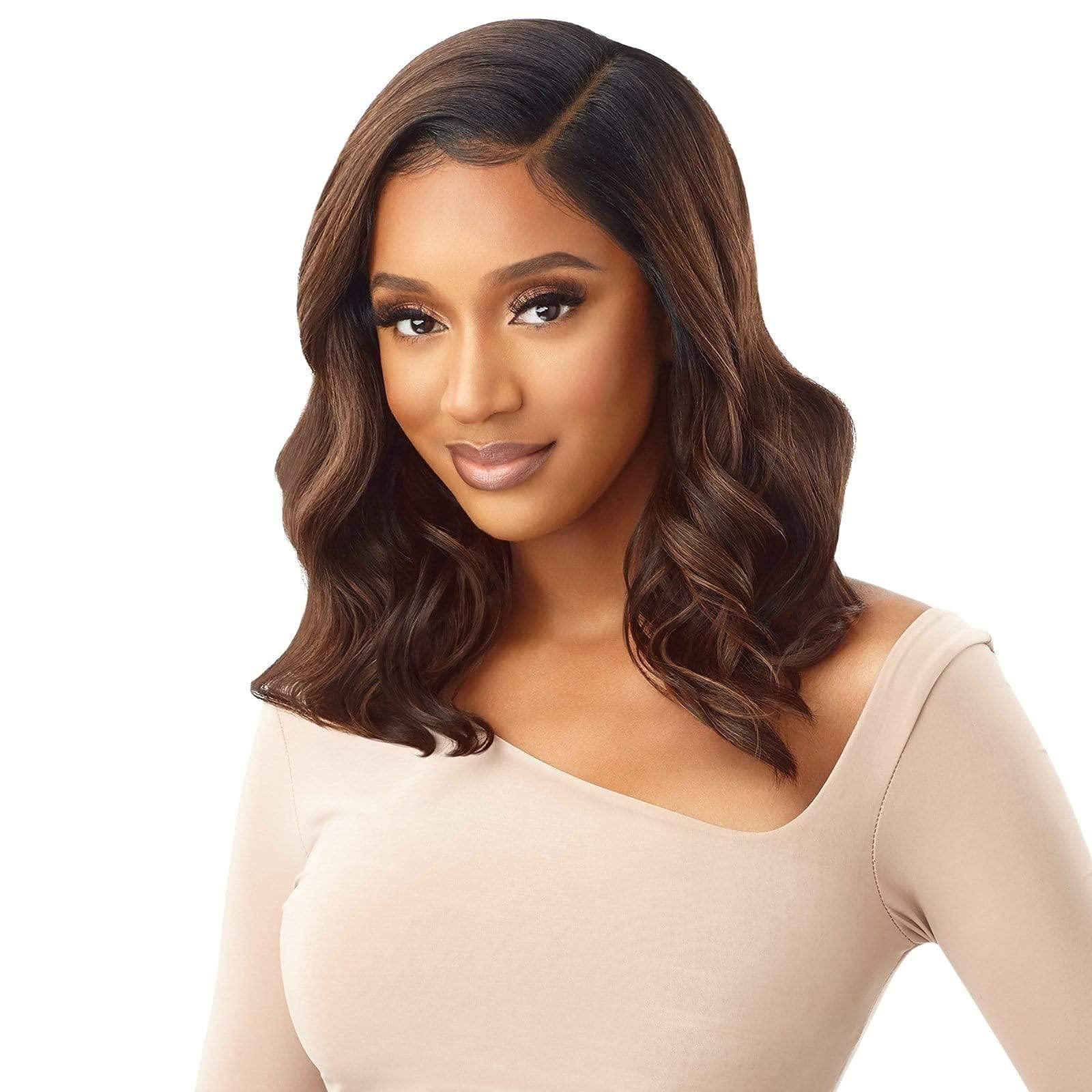 Outre Outre Melted Hairline Synthetic HD Lace Front Wig - HERMINIA (DR2/BTDPC)