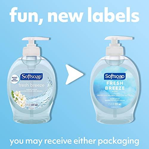 Softsoap Softsoap Liquid Hand Soap, Fresh Breeze - 7.5 Fluid Ounce (Pack of 6)