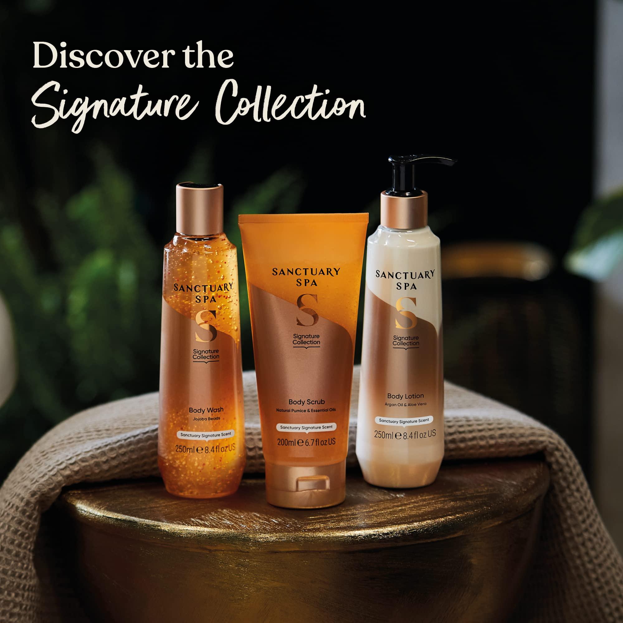 SANCTUARY Spa Wet Skin Miracle Moisturiser, No Mineral Oil, Cruelty Free and Vegan In Shower Moisturiser, Orange, 200 ml