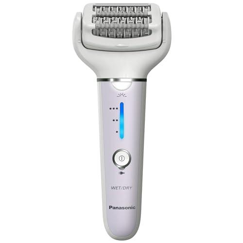 Panasonic Panasonic Epilator with Gentle Cap, Electric Hair Remover for Home, 3 Speed Settings, Wet Dry, Washable - ES-EY30