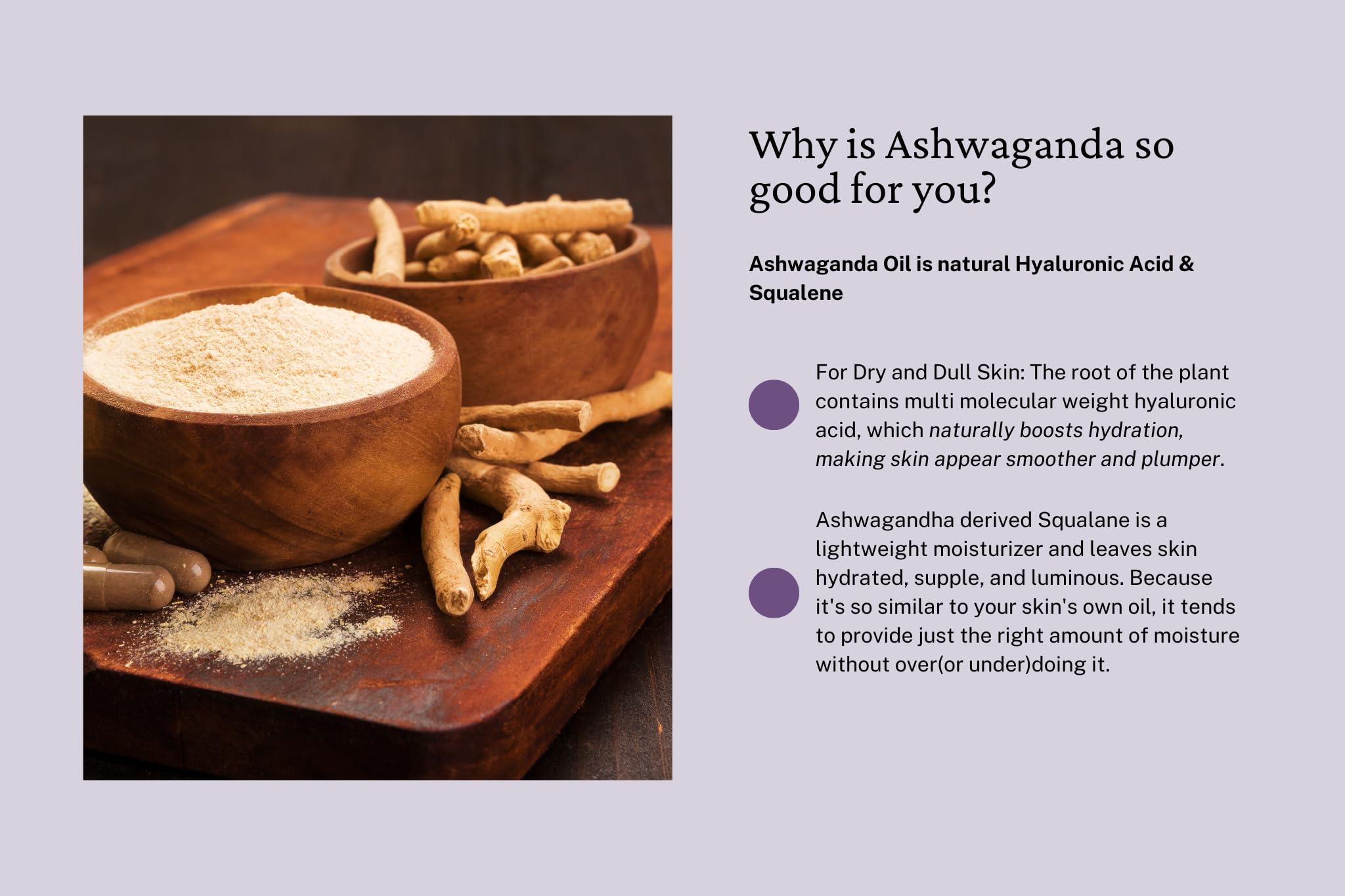 Belfiore Herbal Belfiore Herbal Ashwagandha 100% Pure Natural Organic Oil, Immune Support, Healthy Skin, Collagen Boosting Anti Wrinkle, Vegan non-GMO, 1 ounce