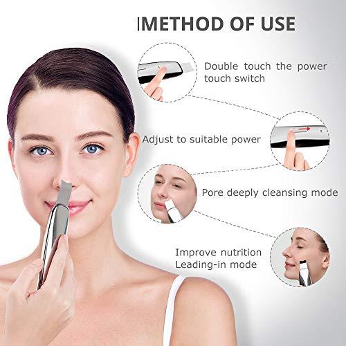 TOUCHBeauty TOUCHBeauty Professional Facial Scrubber Spatula Cordless Blackheads Remover Comedones Extractor Rechargeable Skin Scraper Device -Won Red Dot Winner 2021