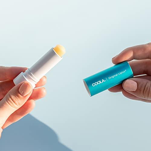 Coola COOLA Organic Liplux Lip Balm and Sunscreen with SPF 30, Dermatologist Tested Lip Care for Daily Protection, Vegan and Gluten Free, 0.15 Oz