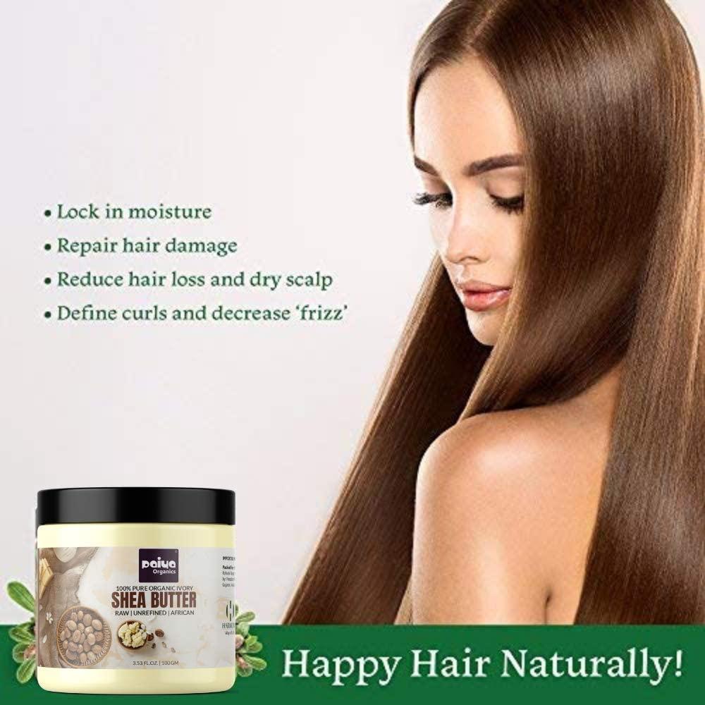 Generic Raw Unrefined Ivory Shea Butter For Skin Face Hair Stretch Marks, Make Whipped Body Butter (200gm)