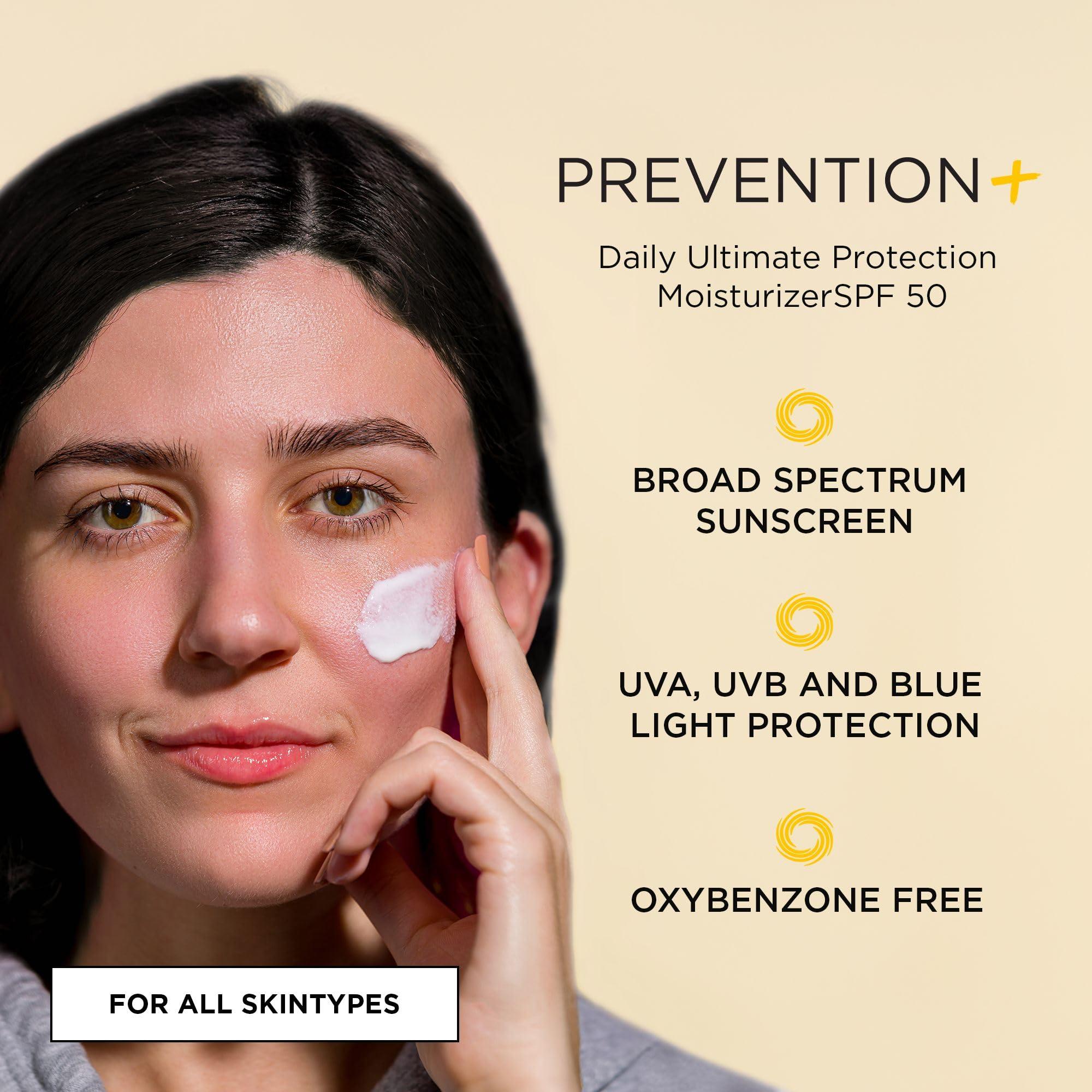 IMAGE Skincare IMAGE Skincare, PREVENTION+ Daily Ultimate Protection Moisturizer SPF 50 Face Sunscreen Lotion, Zinc Oxide, Sheer Finish, Amazon Exclusive, 3.2 oz