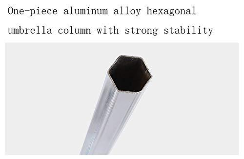 AKKY AKKY Rain and Sun Protector Cover for Bicycle, Oversized Umbrella Aluminum Connector Foldable Bicycle Awningfor Camping, Outdoor, Sports