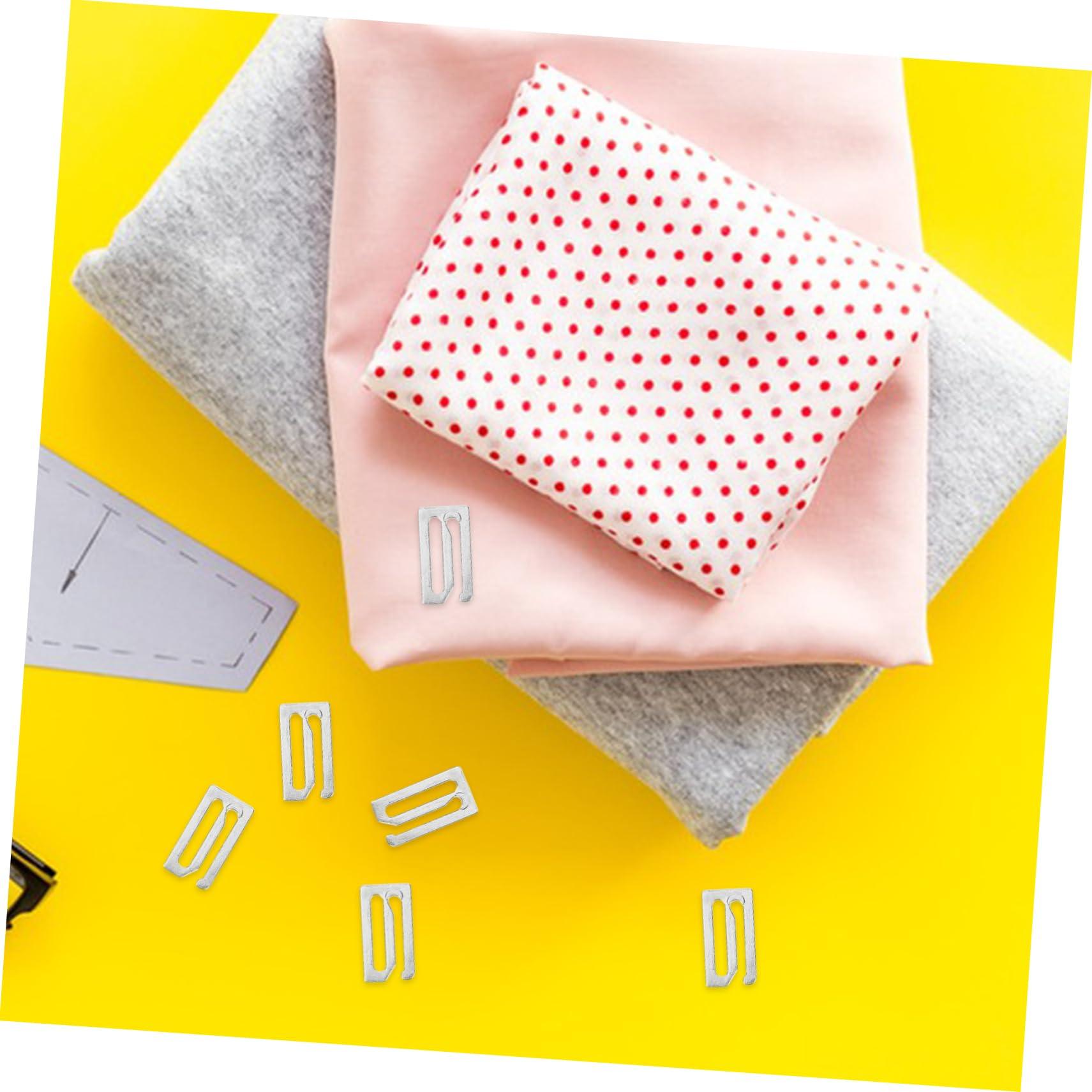 HONMEET HONMEET 10pcs Hair Apron Button Trimmer Hairstylist Barber Cape Braiding Hair Rack Hair Salon Cape Apron Clip for Haircut Barber Kit Convenient Barber Cape Clip Man Razors Iron Silver