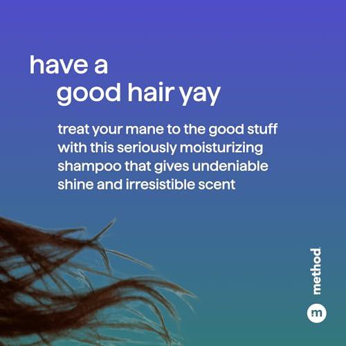Method Method Moisturizing Shampoo, Simply Nourish with Shea Butter, Coconut, and Rice Milk Scent Notes, Paraben and Sulfate Free, 14 oz (Pack of 3)