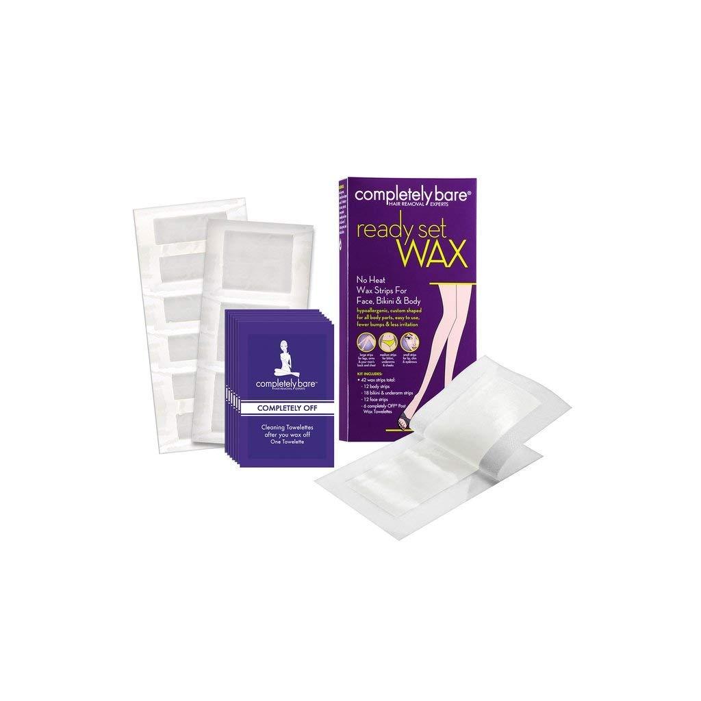 Completely Bare Completely Bare Hypo Allergenic Wax Strips, For Face, Bikini & Body 50 ea (Pack of 3) by Completely Bare