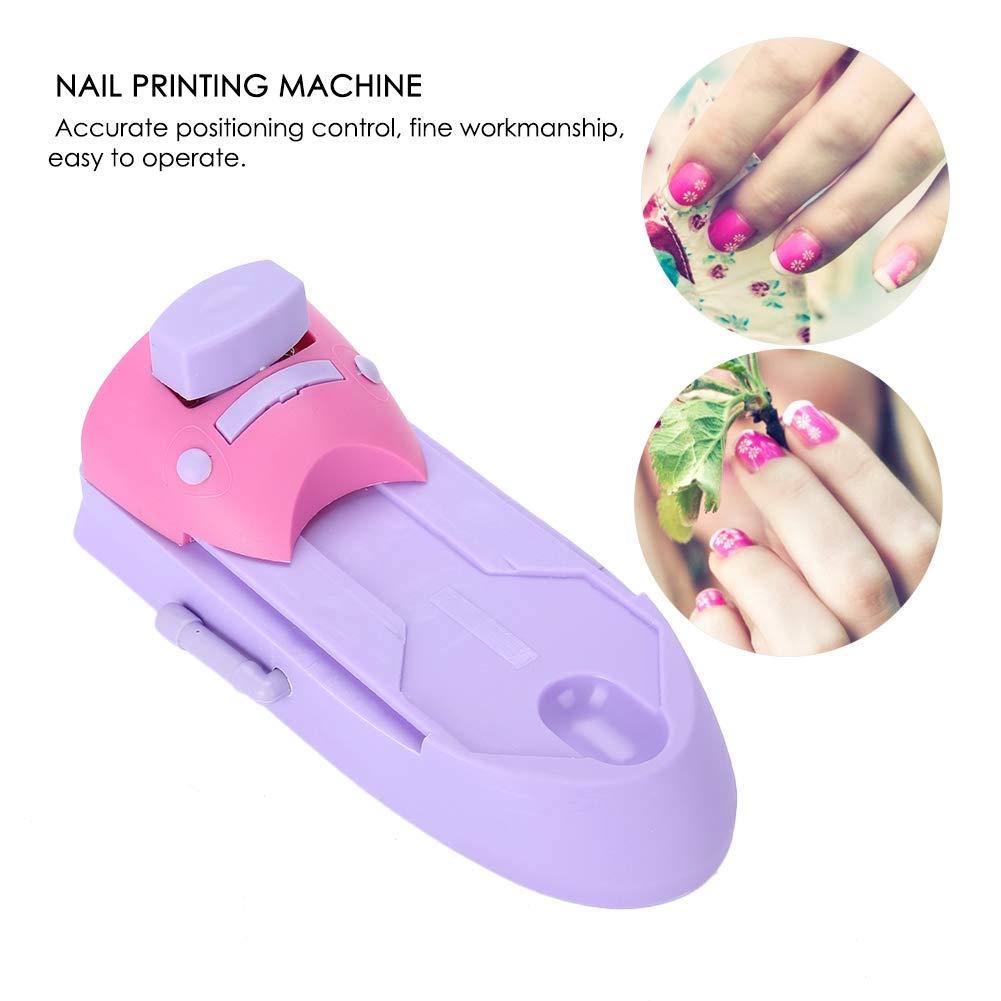 Dioche Dioche Nail Stamping Machine, Nail Art Stamper, Nail Art Printer, Nail Art DIY Pattern Printing Machine Stamper Nail Printer Manicure Tools